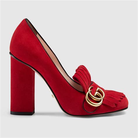 gucci suede pumps shoes women|gucci high heels shoes.